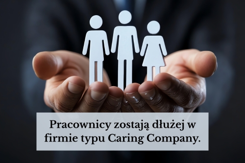 Pracownicy zostają dłużej w firmie typu Caring Company.
